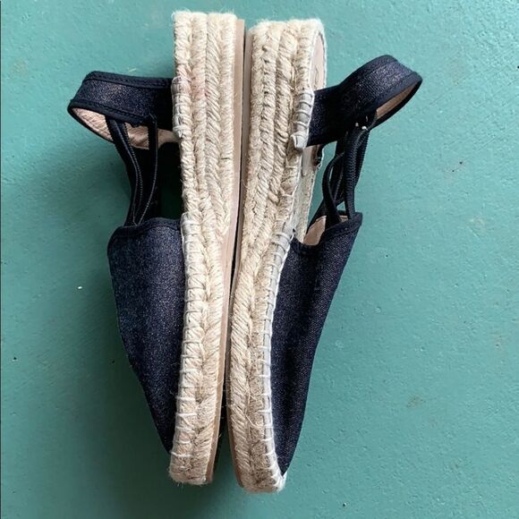 Picon navy blue flat espadrille handmade sandals - Picture 2 of 8
